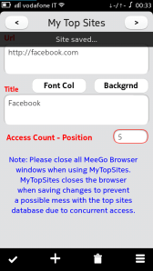 MyTopSites - save a link