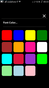 MyTopSites - pick a font color